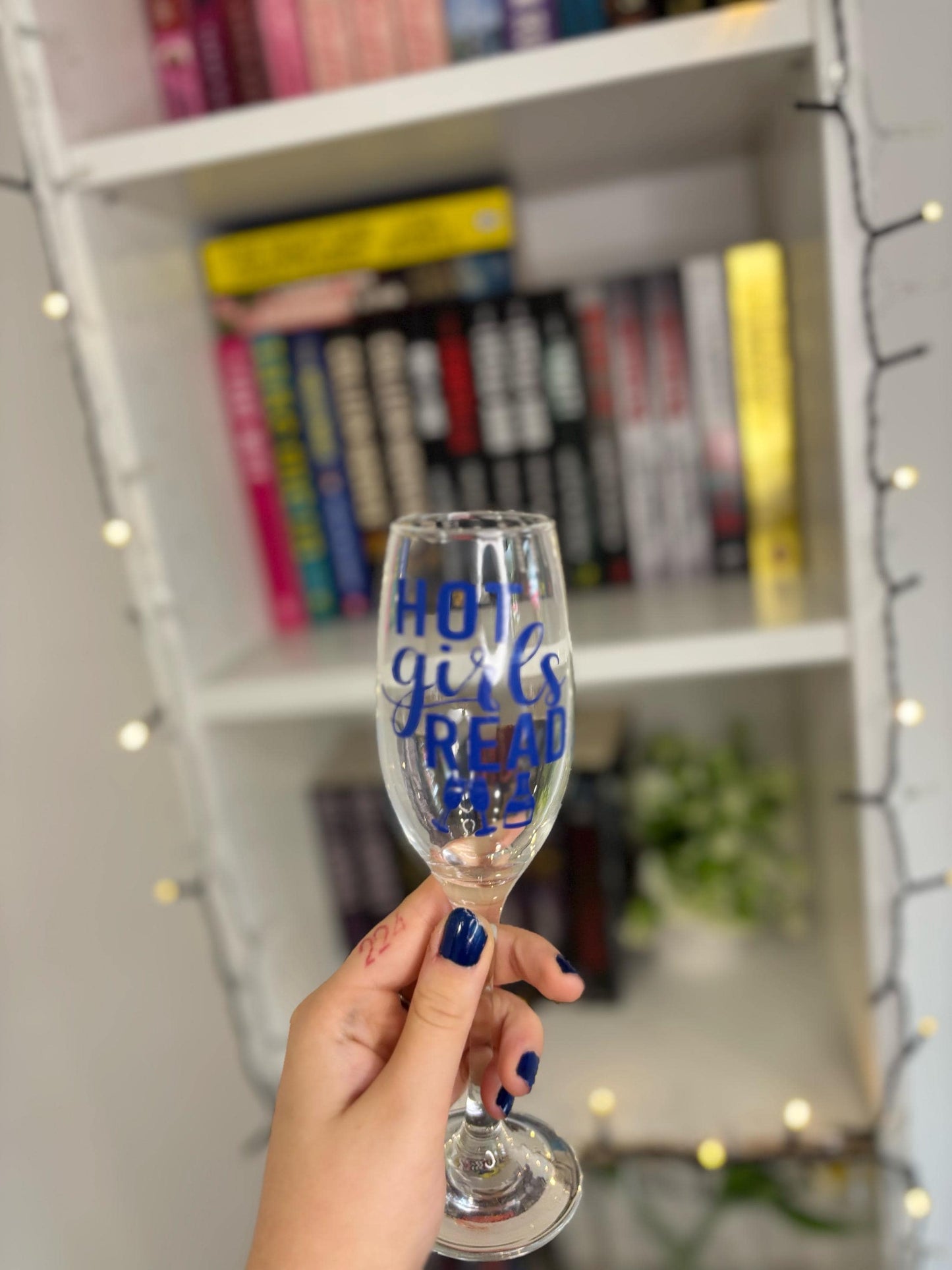 Personalised & Bookish Themed Champagne Flutes